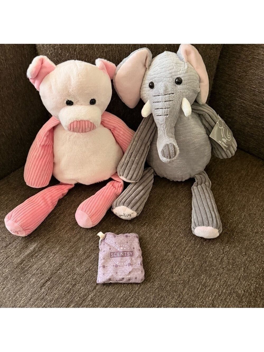 Ollie the Elephant  AND Penny the Pig Scentsy Buddies BUNDLE.